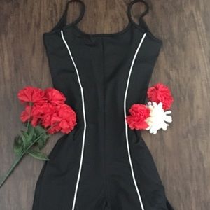 Black Reflective Stripe Jumpsuit